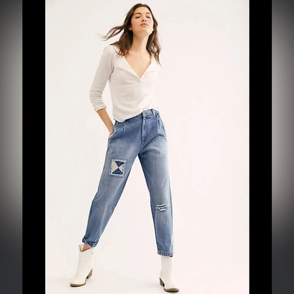 We The Free Down To Earth Patched Jeans - Picture 9 of 12